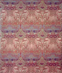 Pfau und Drache, hergestellt von Morris & Co., 1878